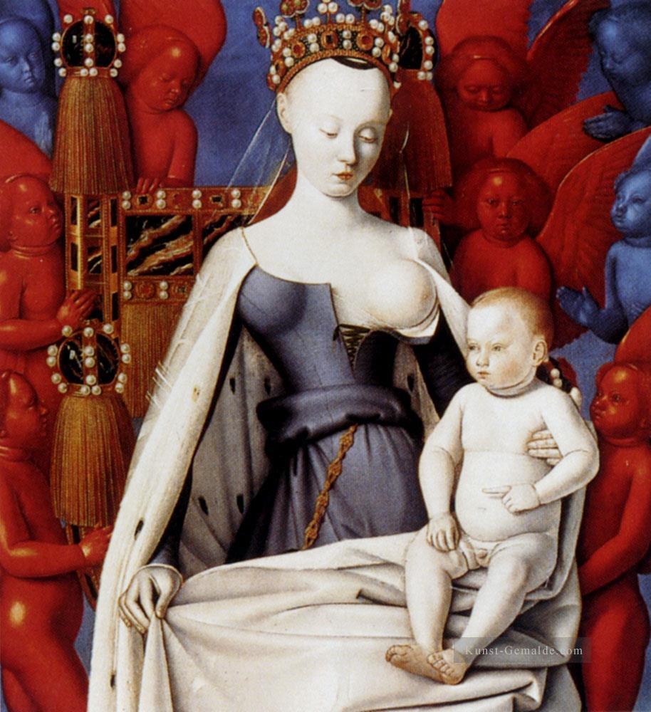Madonna und Kind Jean Fouquet Ölgemälde